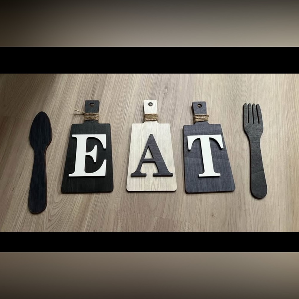 EAT Kitchen Wall Decor New